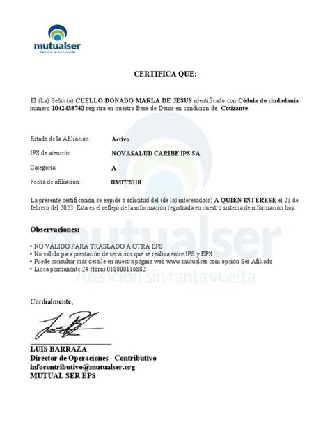 certificados mutual ser|Mutual Ser Certificado 